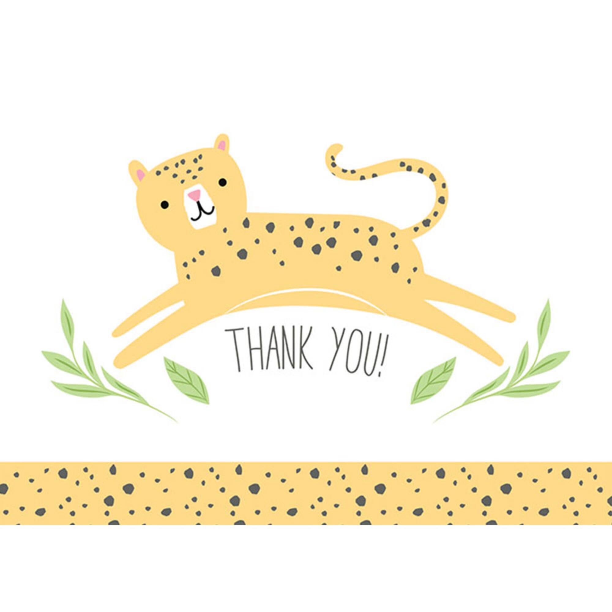 JAM Paper Cuddly Critters Blank Thank You Cards Set, 36ct.